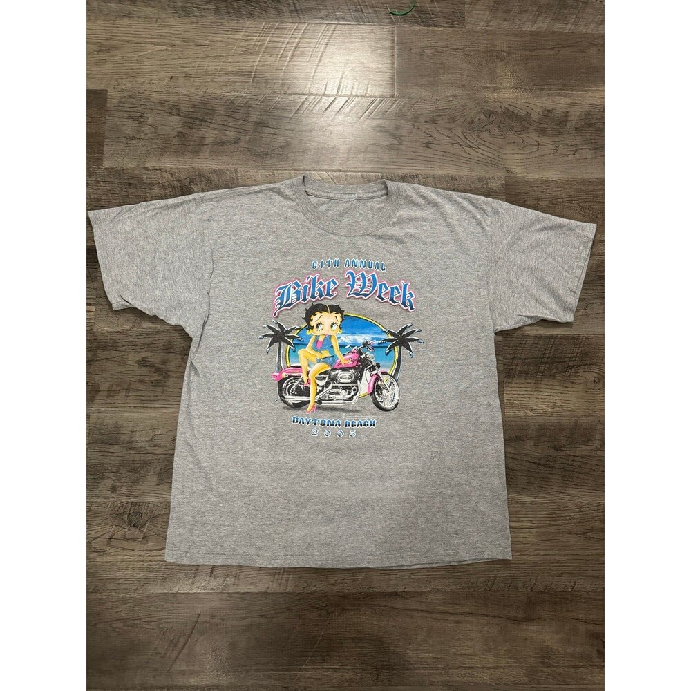 Vintage 2005 Betty Boop Bike Week Shirt